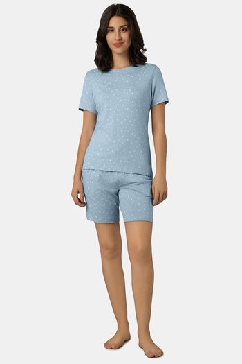 Amante Cotton Top - Celestial Blue Print — image 5